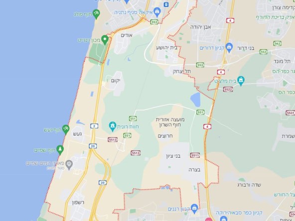 ישובי מועצה אזורית חוף השרון ישובי מועצה אזורית חוף השרון